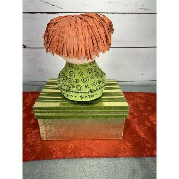 Dolly Gram Just to Say Happy Anniversary Figure western union Doll Vintage - Picture 3 of 11